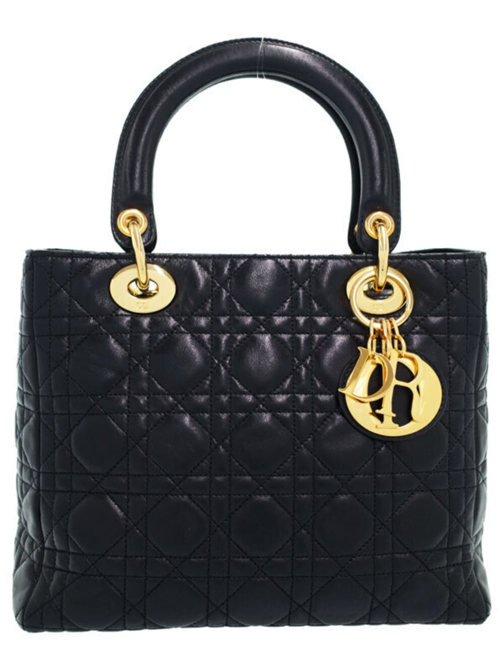 Christian Dior Cannage Quilted Lady Dior 2way bag